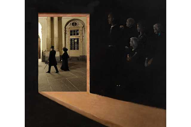 Inside a surreal canvas