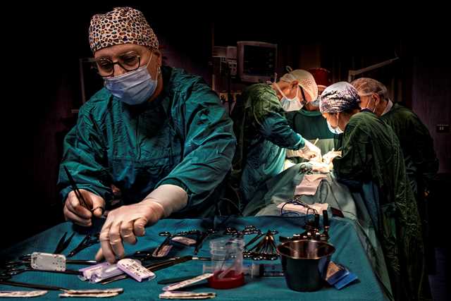 Nurse in the surgery