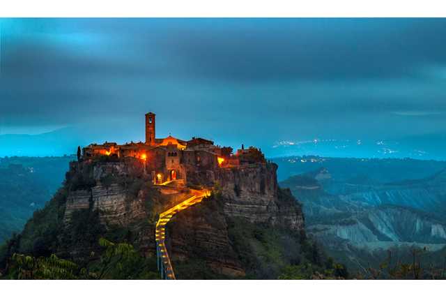 alba a Civita di Bagnoregio